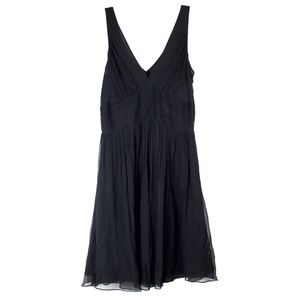 Express Silk Little Black Dress